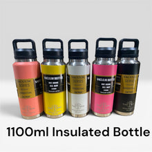 Load image into Gallery viewer, 1100ml Insulated Double Wall Stainless Steel Sports Bottle - Xmas in July