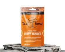 Load image into Gallery viewer, Chewable Electrolyte Tablets by Trail Brew -Zesty Orange - IN STOCK NOW!!
