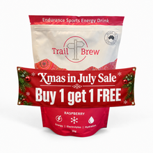 Load image into Gallery viewer, Raspberry (1kg) Energy + Electrolytes - Trail Brew Xmas in July