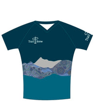 Load image into Gallery viewer, TB Eboney Hall Aboriginal Artwork Elite Technical Women's Running V-Neck Tee - NEW
