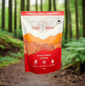 Blood Orange + Caffeine - NEW (1kg) Energy + Electrolytes - Trail Brew