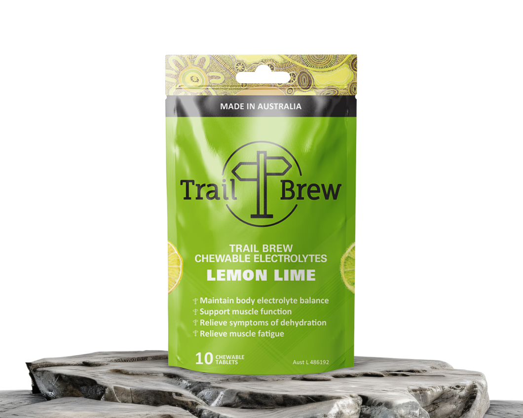 Chewable Electrolyte Tablets by Trail Brew - Lemon Lime (Due early October)