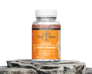 Chewable Electrolyte Tablets by Trail Brew - Zesty Orange (Due Early October)
