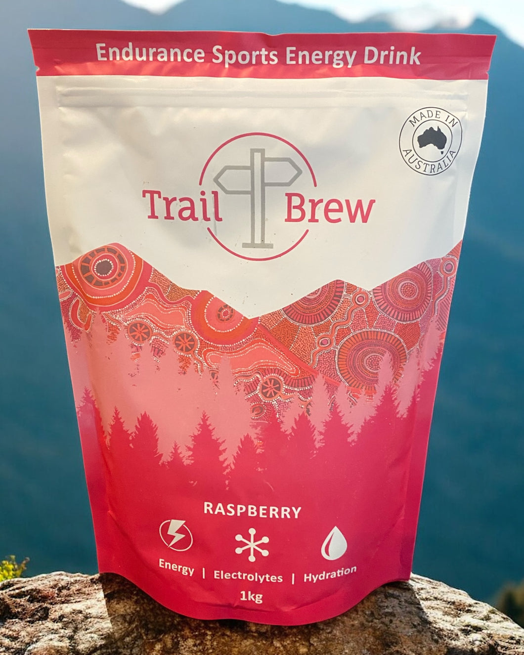 Raspberry (1kg) Energy + Electrolytes - Trail Brew