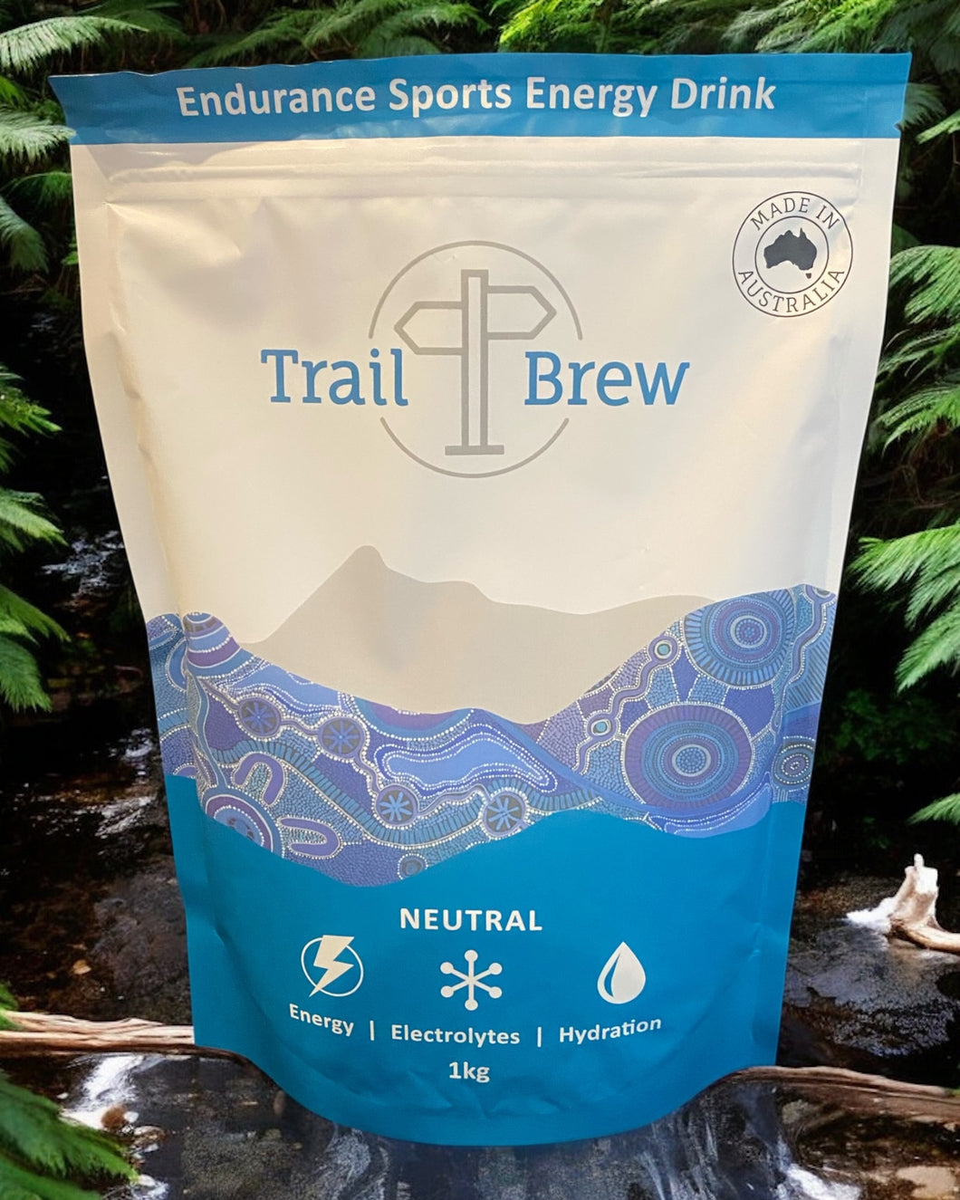 Neutral (Unflavoured) (1kg) Energy + Electrolytes - Trail Brew