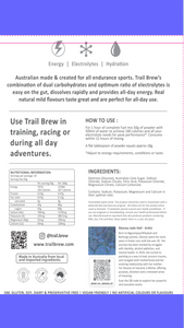 Neutral (Unflavoured) (1kg) Energy + Electrolytes - Trail Brew